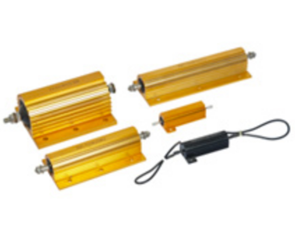What is the use of gold aluminum shell resistors